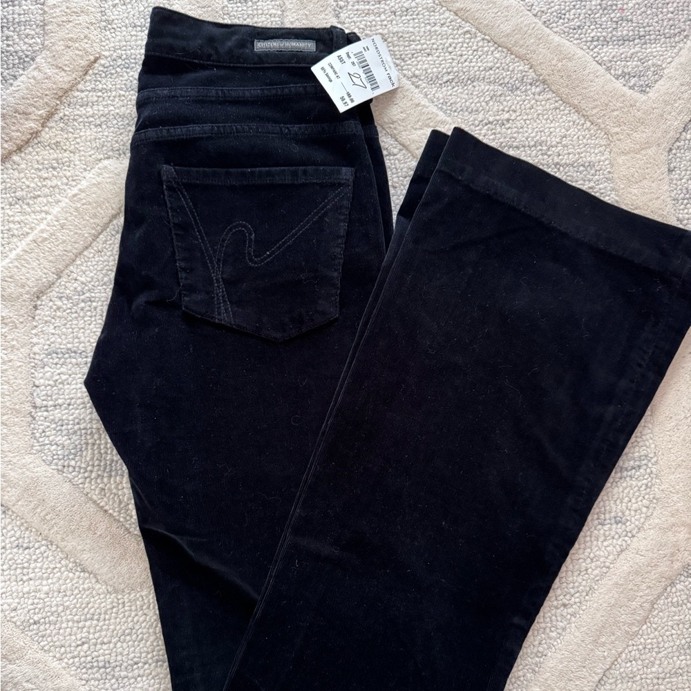 NWT Citizens of Humanity black corduroy pants